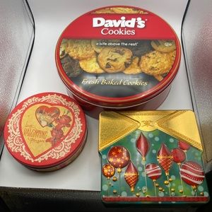 Vintage cans tins collectibles Set Of 3 pieces #401